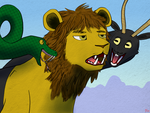 With Friends Like These painting