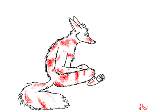 Crimson painting