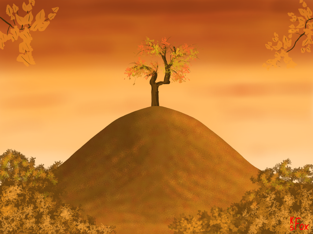 Hilltop painting