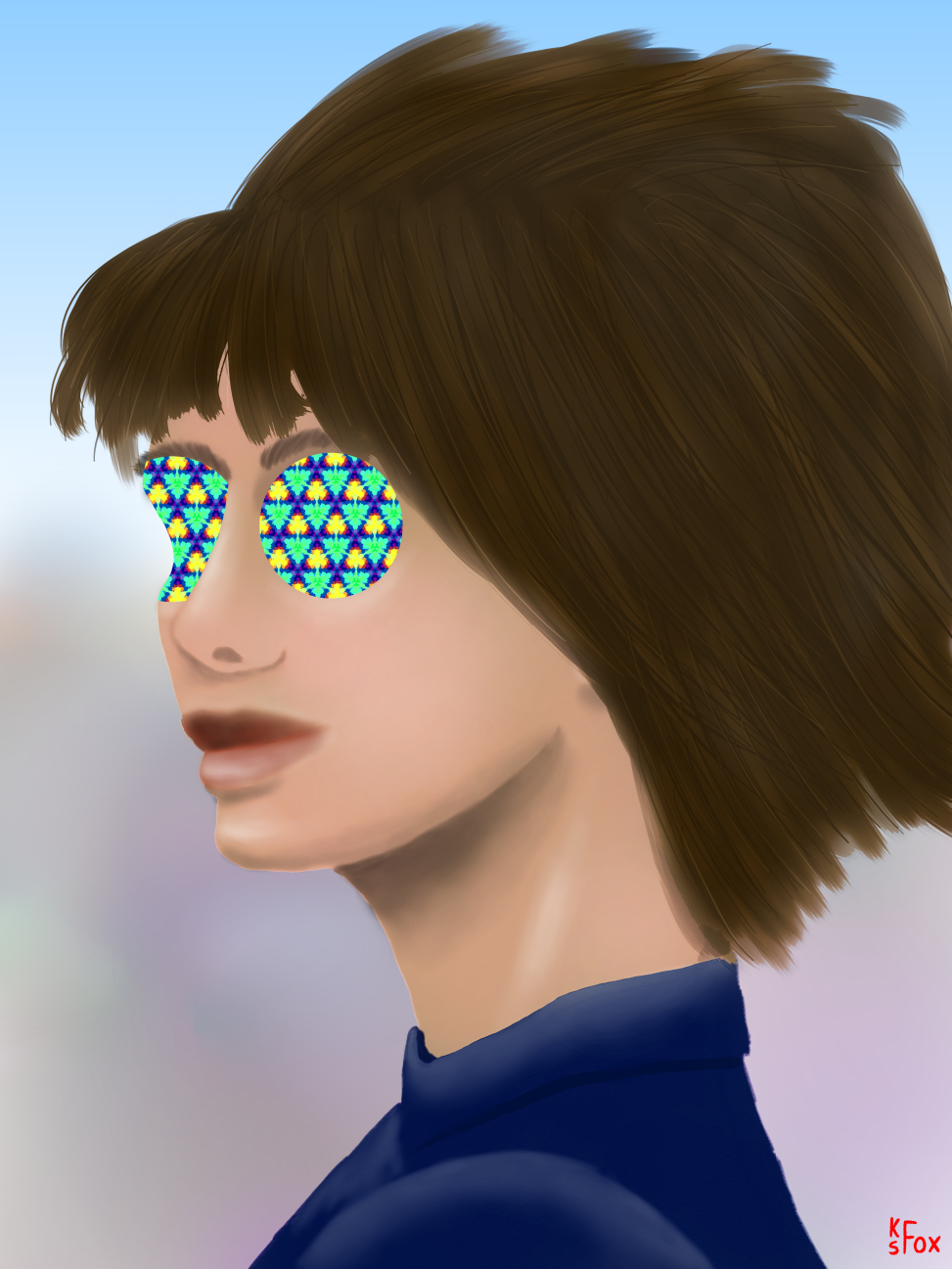 Kaleidoscope Eyes painting